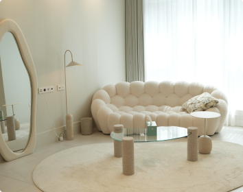 LUCA 831 living room