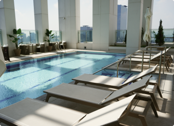 LUCA 831 rooftop pool